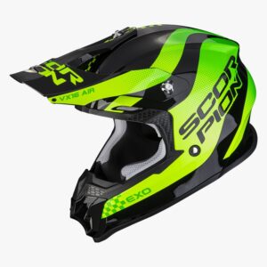 Casco Scorpion VX-16 EVO AIR Soul Negro Verde 22.06