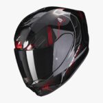 Casco Scorpion EXO-391 Spada Negro Rojo 22.06