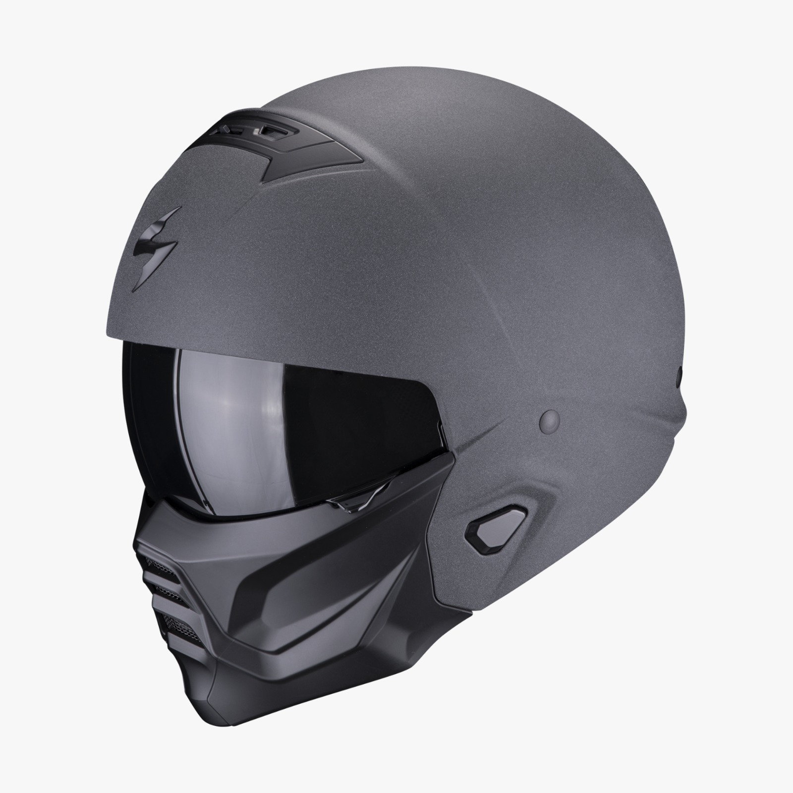 NEGRO GRIS Casco Scorpion EXO-COMBAT II Graphite Dark Gris 22.06
