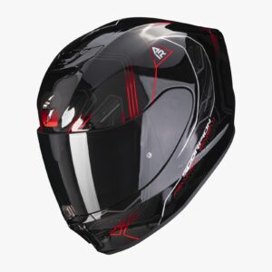 Casco Scorpion EXO-391 Spada Negro Rojo 22.06
