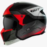 Casco MT Streetfighter SV S Totem B15 Rojo Perla Mate 22.06