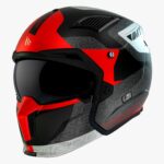 Casco MT Streetfighter SV S Totem B15 Rojo Perla Mate 22.06