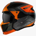 Casco MT Streetfighter SV S Totem B4 Naranja Mate 22.06