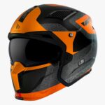 Casco MT Streetfighter SV S Totem B4 Naranja Mate 22.06