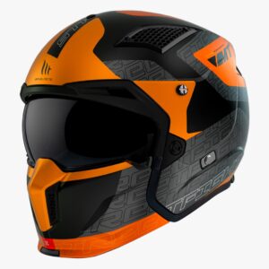 Casco MT Streetfighter SV S Totem B4 Naranja Mate 22.06