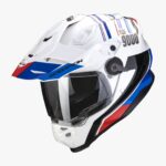 Casco Scorpion ADF-9000 Desert Blanco Rojo Azul 22.06