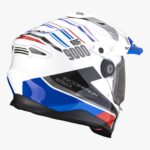 Casco Scorpion ADF-9000 Desert Blanco Rojo Azul 22.06