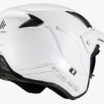 Casco MT District SV S Solid A0 Blanco Brillo 22.06