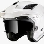 Casco MT District SV S Solid A0 Blanco Brillo 22.06