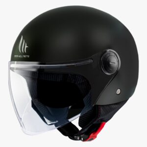 Casco MT Street S A1 Solid Negro Brillo 22.06