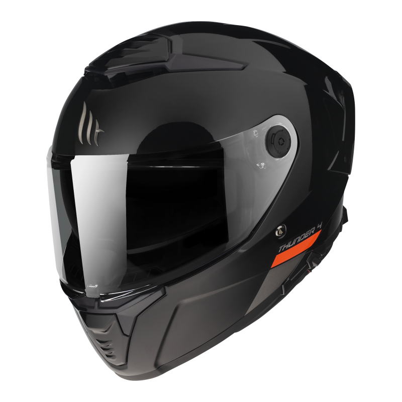 Casco MT Thunder 4 SV Solid A1 Negro Brillo 22.06
