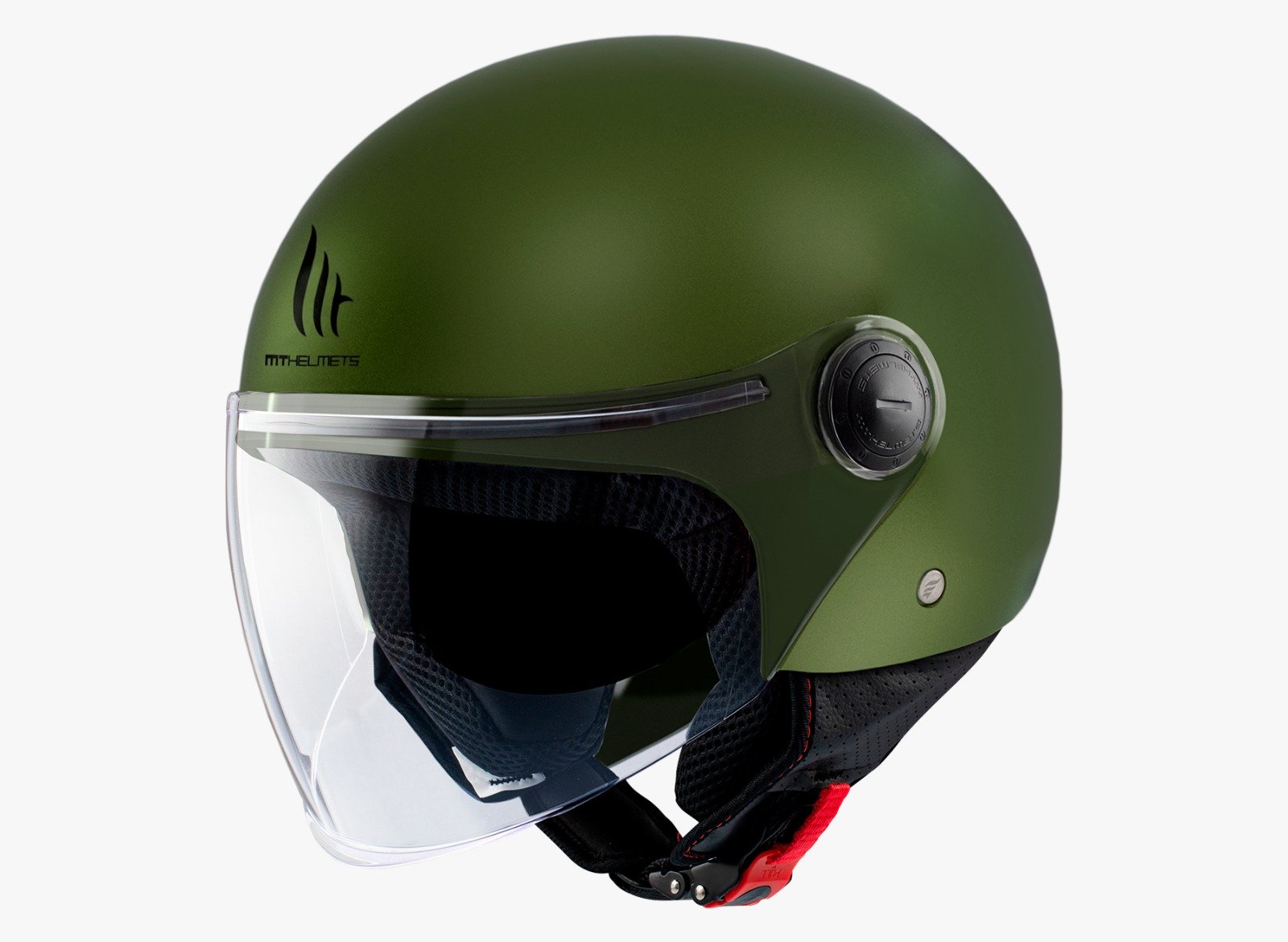 Casco MT Street S Solid A6 Verde Mate 22.06