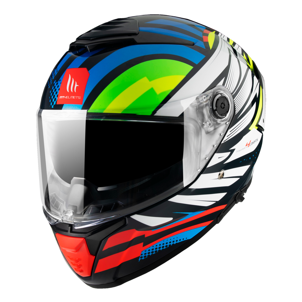 Casco MT Thunder 4 SV Drax B7 Azul Brillo 22.06