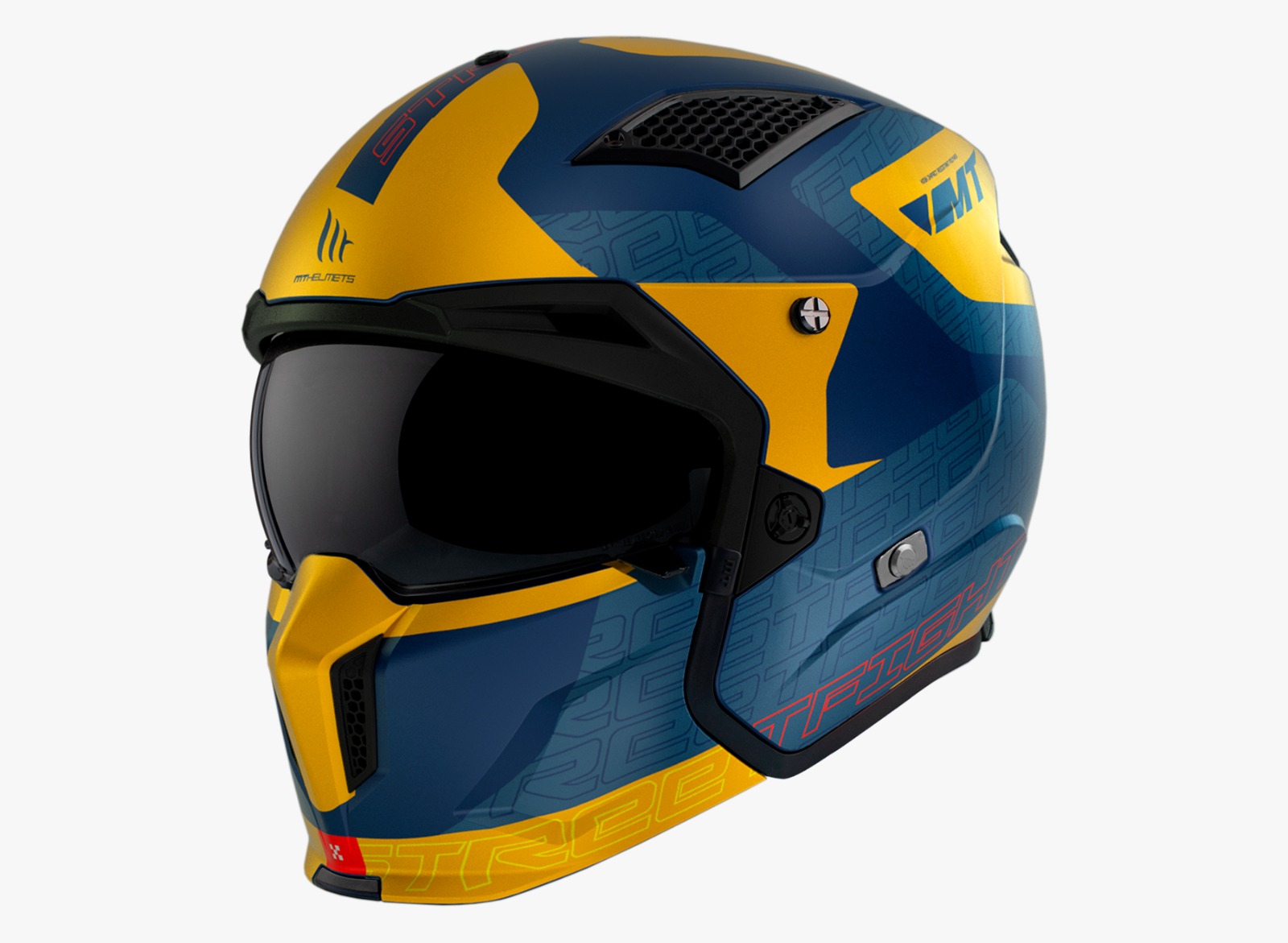 Casco MT Streetfighter SV S Totem C3 Amarillo Mate 22.06