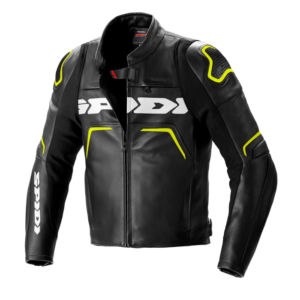 Chaqueta SPIDI Piel EVORIDER 2 Negro Fluor