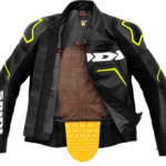 Chaqueta SPIDI Piel EVORIDER 2 Negro Fluor