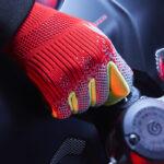 Guante Spidi X-KNIT Negro Rojo