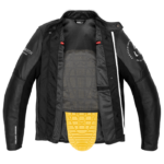 Chaqueta SPIDI GENESIS Negro Blanco