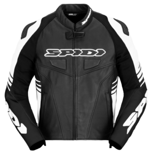 Chaqueta SPIDI TRACK WARRIOR Negro Blanco