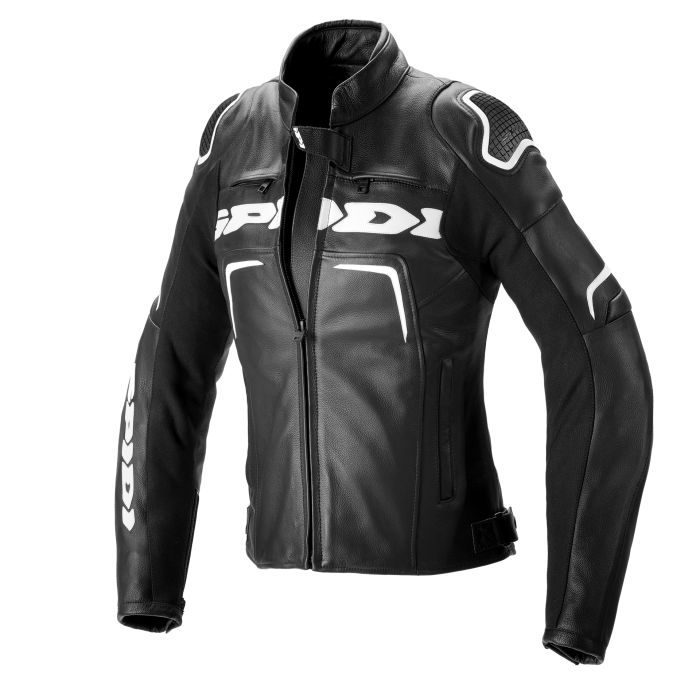 Chaqueta SPIDI EVORIDER 2 LADY Negro Blanco