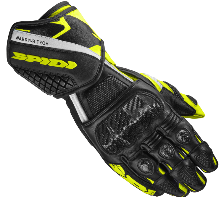Guante Spidi CARBO 5 Negro Fluor
