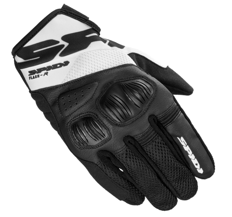 Guante Spidi FLASH-R EVO Negro Blanco