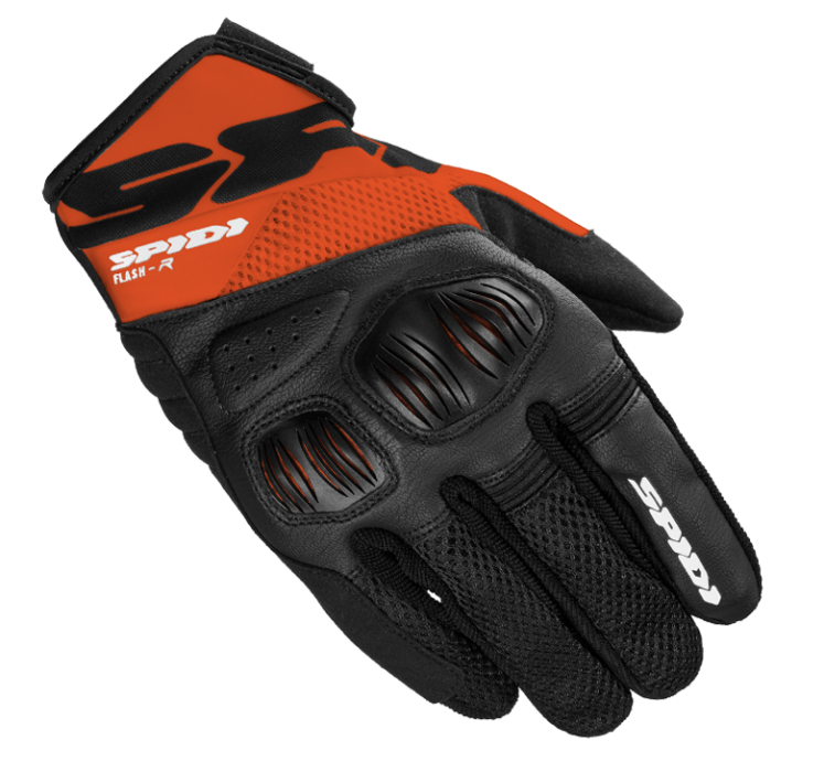 Guante Spidi FLASH-R EVO Negro Naranja