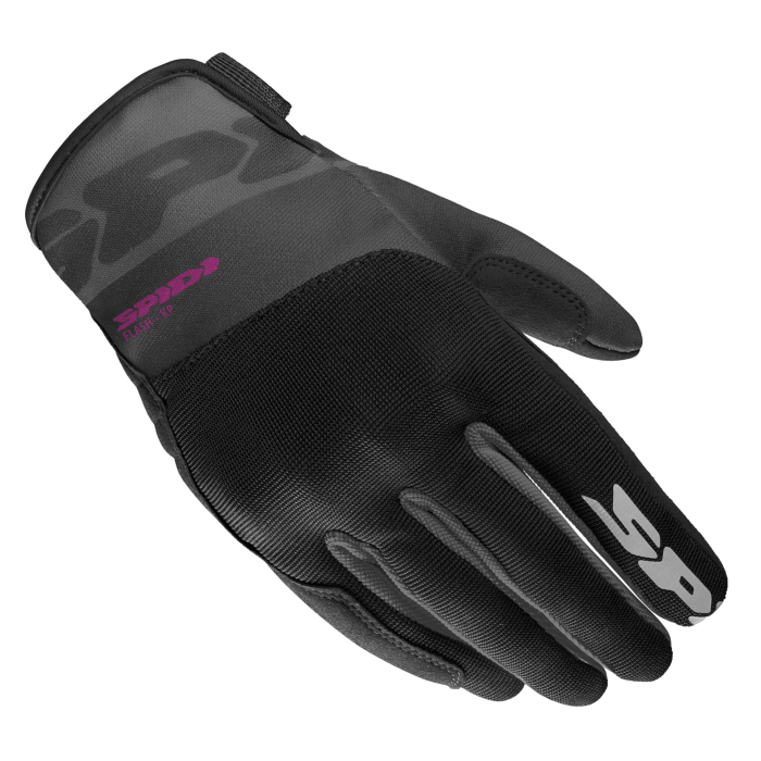 Guante Spidi FLASH-KP LADY Negro Fucsia