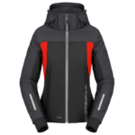 Chaqueta SPIDI HOODIE H2OUT II LADY Negro Antracita Rojo