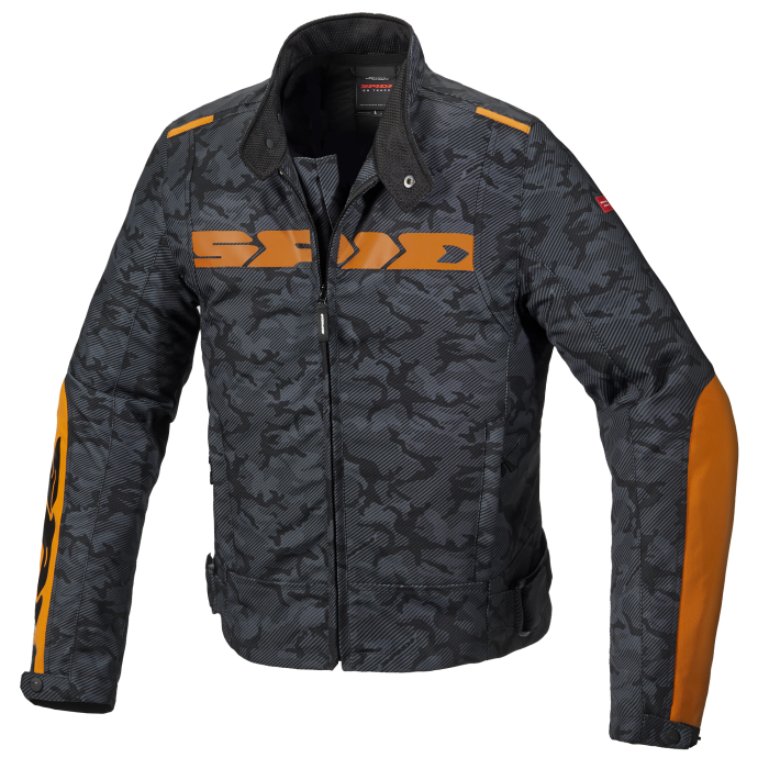 Chaqueta SPIDI SOLAR H2Out Negro Camuflaje