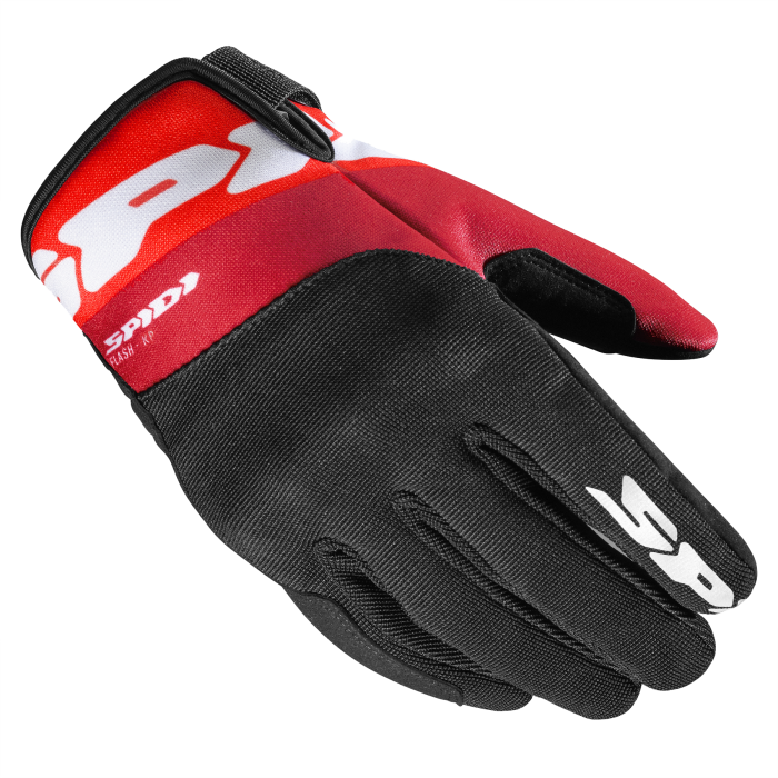 Guante Spidi FLASH-KP Negro Rojo