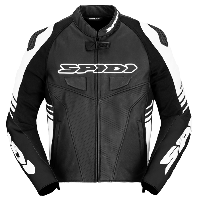 Chaqueta SPIDI TRACK WARRIOR Negro Blanco