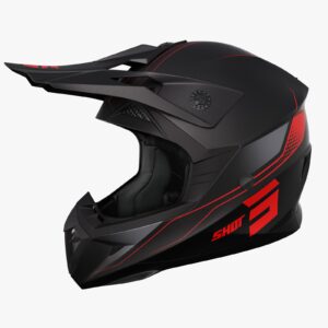 Casco Off Road Shot Pulse Edge Red Matt