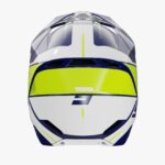 Casco Off Road Shot Furious Peak Blue Neon Yellow Glossy