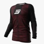 Jersey Off Road Shot Contact Skill Burgundy