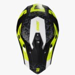 Casco Off Road Shot Pulse AirFit Black White Neon Yellow Glossy