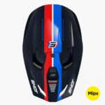 Casco OffRoad Shot Race Iron Blue Red Glossy