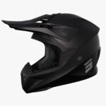 Casco Off Road Shot Pulse Solid Black Matt