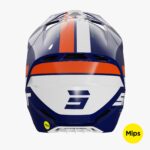 Casco OffRoad Shot Race Iron Blue Orange Glossy