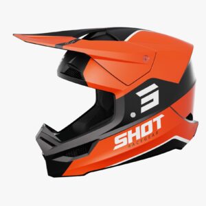 Casco Off Road Shot Furious Bolt Orange Matt