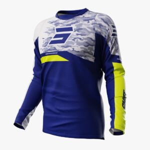 Jersey Off Road Shot Devo Matrix Blue
