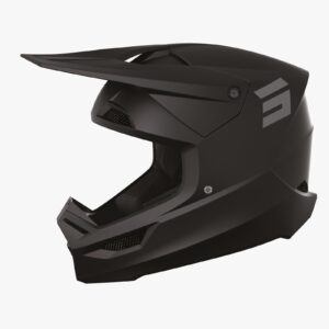 Casco Off Road Shot Furious Solid Black Matt