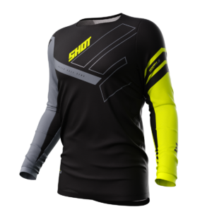 Jersey Off Road Shot Contact Rush Neon Yellow
