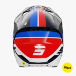 Casco OffRoad Shot Race Iron Blue Red Glossy