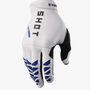 Guantes Off Road Shot Core White Blue