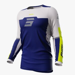 Jersey Off Road Shot Contact Iron Blue