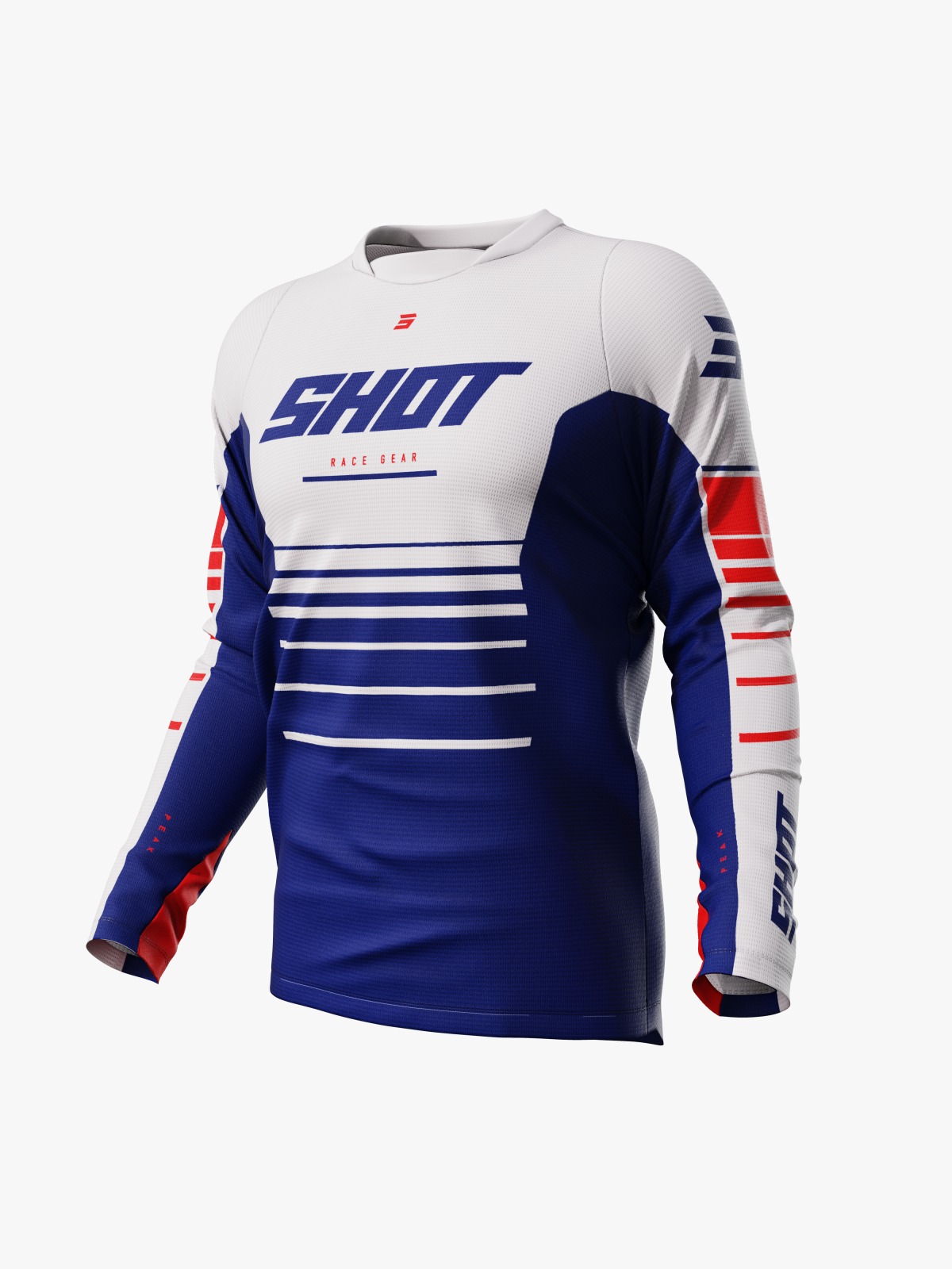 Jersey Off Road Shot Devo Peak Blue