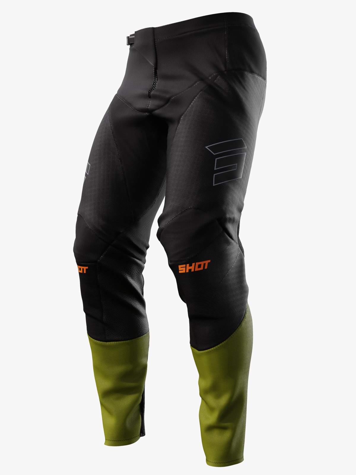 Pantalones Off Road Shot Contact Patrol Black Kaki