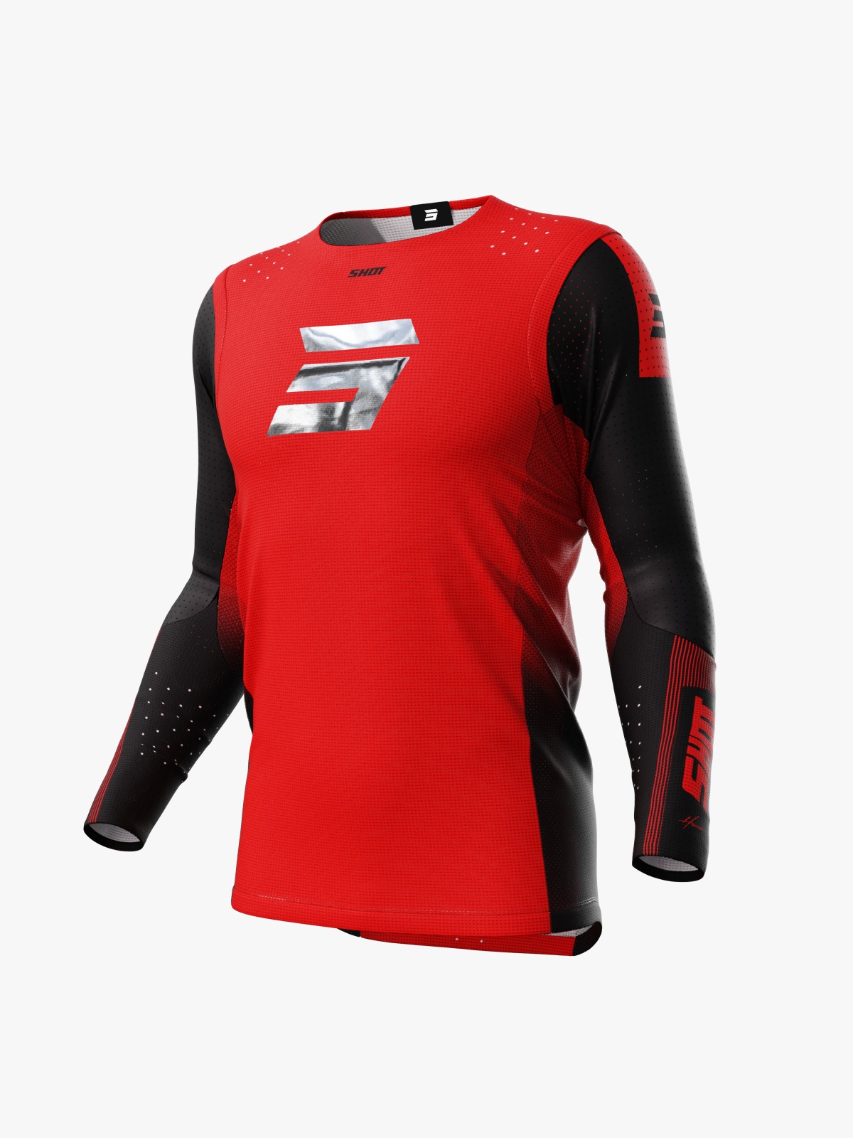 Jersey Off Road Shot Aerolite Honor Red Chrome