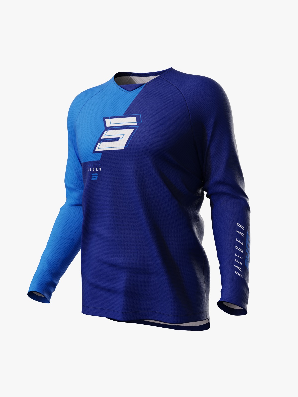 Jersey Off Road Shot Draw Squad Blue
